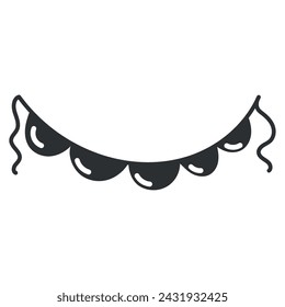 pennant sketch icon Hand Draw Vector illustration