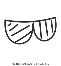 pennant sketch icon Hand Draw Vector illustration