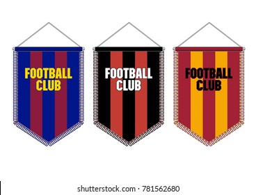 Pennant For Soccer, Football, Basketball, Baseball Teams