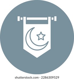 Pennant vector icon. Can be used for printing, mobile and web applications.