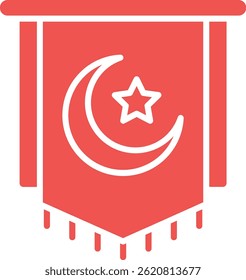 Pennant vector icon. Can be used for printing, mobile and web applications.