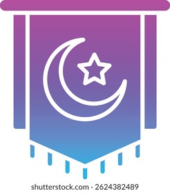 Pennant vector icon. Can be used for printing, mobile and web applications.
