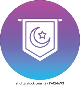 Icono de Vector de banderín. Se puede utilizar para aplicaciones de impresión, móviles y de Web.