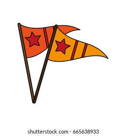 Pennant vector illustration