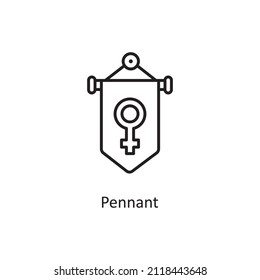 Ilustración de diseño del icono de contorno del vector de pendiente. Símbolo de mejoras en el hogar sobre el fondo blanco Archivo EPS 10