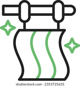 Pennants Icon image. Suitable for mobile application.