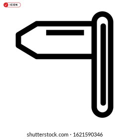pennants icon isolated sign symbol vector illustration - high quality black style vector icons
