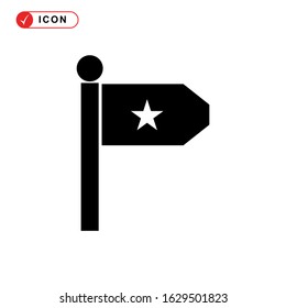 pennants icon or logo isolated sign symbol vector illustration - high quality black style vector icons
