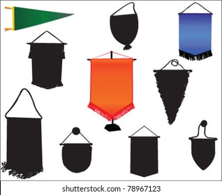 Pennants Vector