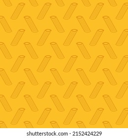 Penne Noodle Vector. Penne Noodle Pattern Wallpaper.