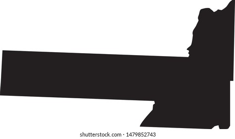 Pennington County map in the state of south dakota