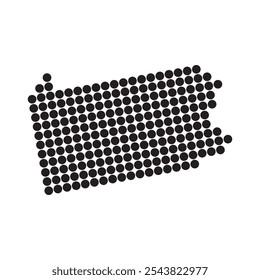 Design de Elemento de Ícone do Mapa de Estado da Pensilvânia
