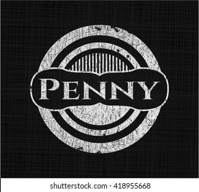 Emblema de tiza penny