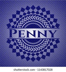 Penny denim background