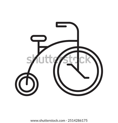 Penny Farthing for Transportation Icon