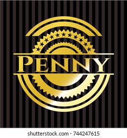 Penny gold emblem