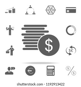 a penny of money icon. Finance icons universal set for web and mobile