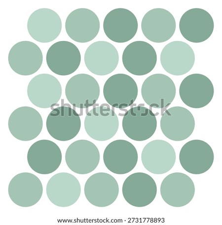 Penny round wall or floor pattern. Ceramic tile surface