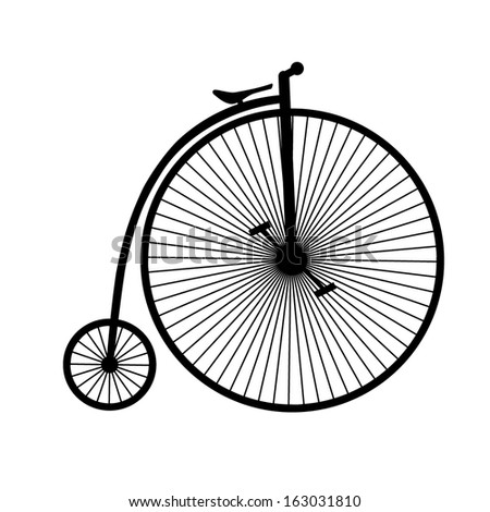 Penny-farthing silhouette