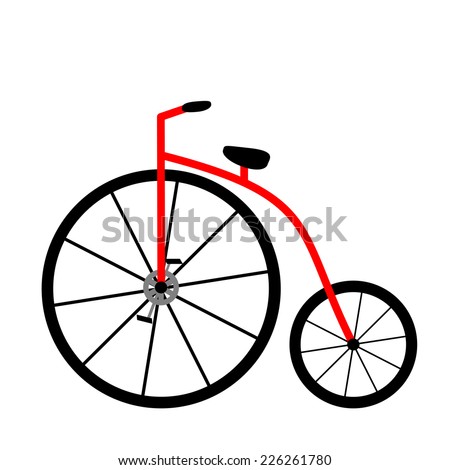 Penny-farthing. Vector Icon