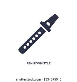 pennywhistle icon. Simple element illustration from music concept. pennywhistle editable symbol design on white background. Can be use for web and mobile.