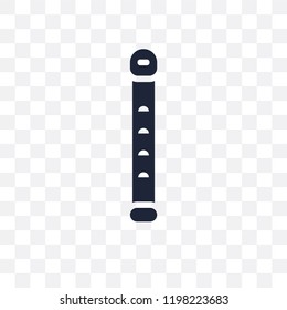 Pennywhistle transparent icon. Pennywhistle symbol design from Music collection. Simple element vector illustration on transparent background.