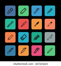 pens icons