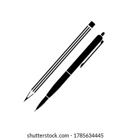 Icono Pens and Pencis vector diseño simple