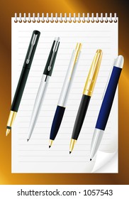 pens - vector!