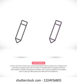 pensil Vector icon
