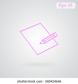 Pensil vector icon