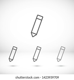 pensil Vector icon . Lorem Ipsum Illustration design