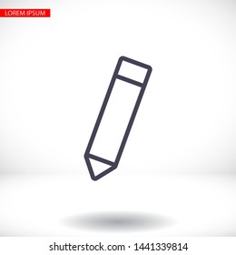 pensil Vector icon . Lorem Ipsum Illustration design