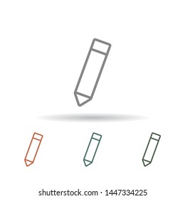pensil Vector icon . Lorem Ipsum Illustration design