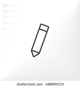 pensil Vector icon . Lorem Ipsum Illustration design