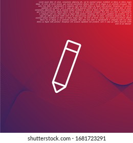 pensil Vector icon . Lorem Ipsum Illustration design