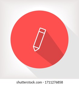 pensil Vector icon . Lorem Ipsum Illustration design