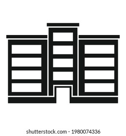 Pension building icon. Simple illustration of Pension building vector icon for web design isolated on white background
