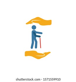 Pension Insurance icon. Colored creative element from insurance collection.