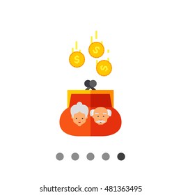Pension Vector Icon