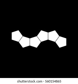 Pentagon abstract icon