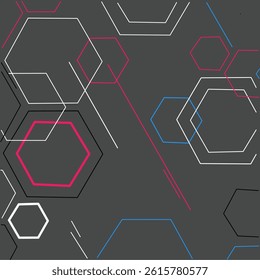 pentagon background with simple design