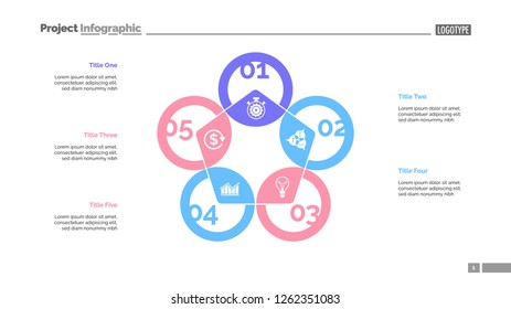 Pentagon chart. Process diagram, cycle graph, layout. Creative concept for infographics, presentation, project, report. Can be used for topics like marketing, workflow, finance.