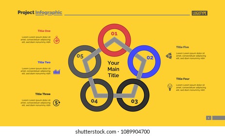 Pentagon diagram. Process chart, cycle graph, layout. Creative concept for infographics, presentation, project, report. Can be used for topics like business, workflow, management.