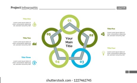 Pentagon diagram. Process chart, cycle graph, layout. Creative concept for infographics, presentation, project, report. Can be used for topics like business, workflow, management.