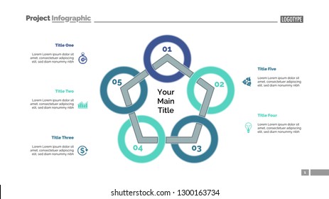 Pentagon diagram. Process chart, cycle graph, layout. Creative concept for infographics, presentation, project, report. Can be used for topics like business, workflow, management.