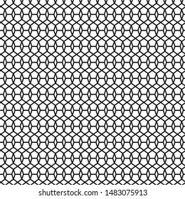 pentagon geometric shape repeating vector background monochrome isolated on white pattern for web and print 