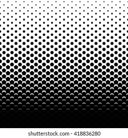 Pentagon Halftone Vector Abstract Background.