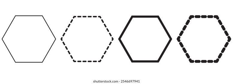 pentágono, hexágono, ícone de octógono. geometria vetorial polígono pentagonal, hexagonal, octogonal. polígono de cinco, seis, oito lados.