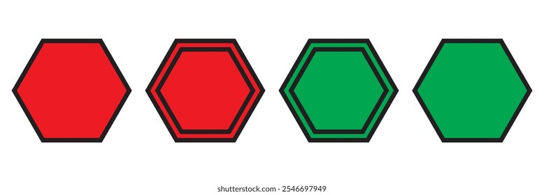 pentágono, hexágono, ícone de octógono. geometria vetorial polígono pentagonal, hexagonal, octogonal. polígono de cinco, seis, oito lados.